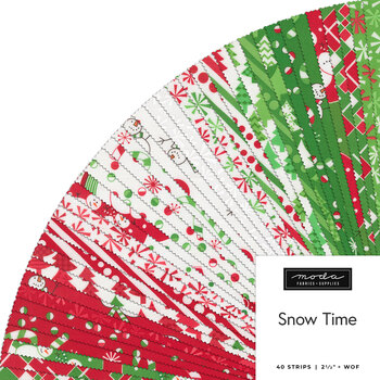 Snow Time  Jelly Roll by Me and My Sister Designs for Moda Fabrics - RESERVE, Image