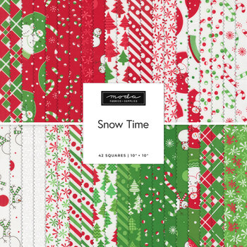 Snow Time Layer Cake by Me and My Sister Designs for Moda Fabrics - RESERVE, Image