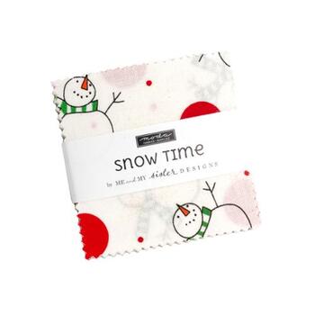 Snow Time  Mini Charm Pack by Me and My Sister Designs for Moda Fabrics - RESERVE, Image