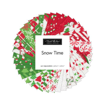 Snow Time  Mini Charm Pack by Me and My Sister Designs for Moda Fabrics - RESERVE, Image