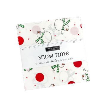 Snow Time  Charm Pack by Me and My Sister Designs for Moda Fabrics - RESERVE, Image