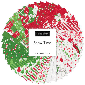 Snow Time  Charm Pack by Me and My Sister Designs for Moda Fabrics - RESERVE, Image