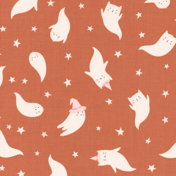 Purrs and Boos 39061-15 Spice by Elena Amo for Moda Fabrics, Image