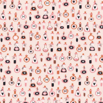 Purrs and Boos 39065-11 Moonbeam by Elena Amo for Moda Fabrics, Image