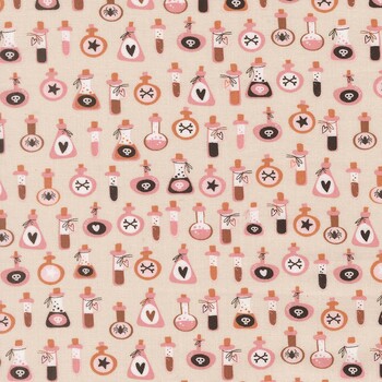 Purrs and Boos 39065-11 Moonbeam by Elena Amo for Moda Fabrics, Image