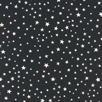 Purrs and Boos 39066-16 Black Cat by Elena Amo for Moda Fabrics, Image