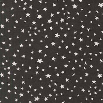Purrs and Boos 39066-16 Black Cat by Elena Amo for Moda Fabrics, Image