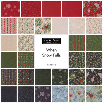 When Snow Falls  Yardage by Deb Strain for Moda Fabrics, Image