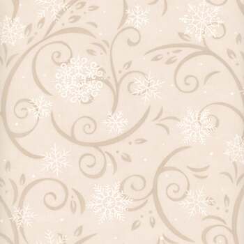 When Snow Falls 56172-11 Snowy White by Deb Strain for Moda Fabrics, Image