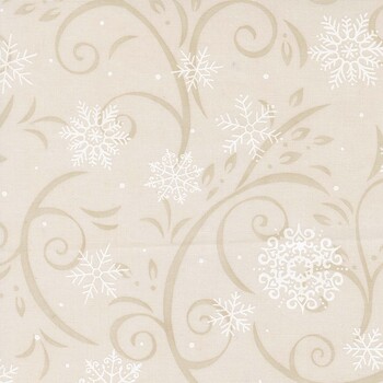 When Snow Falls 56172-11 Snowy White by Deb Strain for Moda Fabrics, Image