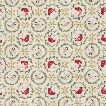 When Snow Falls 56173-11 Snowy White by Deb Strain for Moda Fabrics, Image