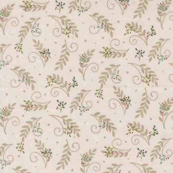 When Snow Falls 56175-11 Snowy White by Deb Strain for Moda Fabrics, Image