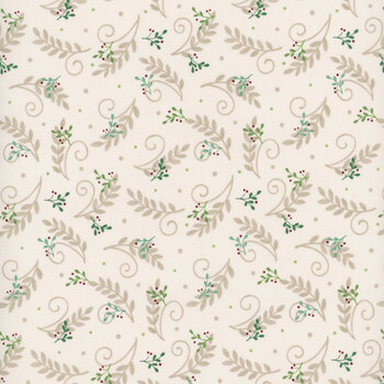 When Snow Falls 56175-11 Snowy White by Deb Strain for Moda Fabrics, Image