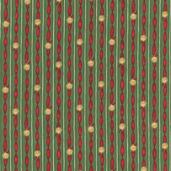 When Snow Falls 56176-17 Evergreen by Deb Strain for Moda Fabrics, Image