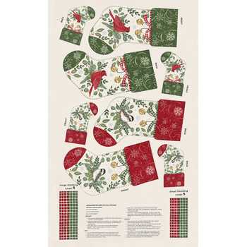 When Snow Falls 56179-11 Snowy White Panel by Deb Strain for Moda Fabrics, Image