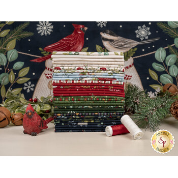 When Snow Falls  31 FQ Set + Panel by Deb Strain for Moda Fabrics - RESERVE, Image