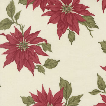 Candlelight Christmas 44420-11 Cream by 3 Sisters for Moda Fabrics, Image
