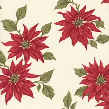 Candlelight Christmas 44420-11 Cream by 3 Sisters for Moda Fabrics, Image