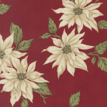 Candlelight Christmas 44420-13 Crimson by 3 Sisters for Moda Fabrics, Image