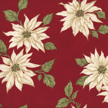 Candlelight Christmas 44420-13 Crimson by 3 Sisters for Moda Fabrics, Image