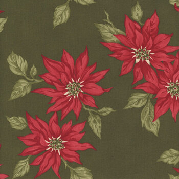 Candlelight Christmas 44420-15 Holly by 3 Sisters for Moda Fabrics, Image