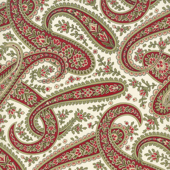 Candlelight Christmas 44422-11 Cream by 3 Sisters for Moda Fabrics, Image