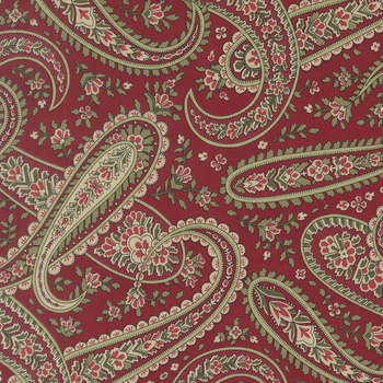Candlelight Christmas 44422-13 Crimson by 3 Sisters for Moda Fabrics, Image