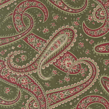 Candlelight Christmas 44422-15 Holly by 3 Sisters for Moda Fabrics, Image