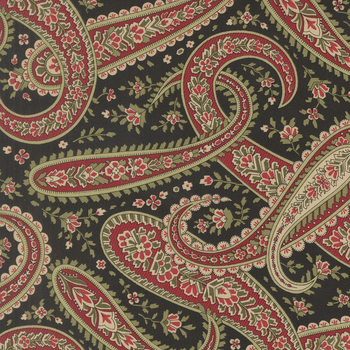 Candlelight Christmas 44422-16 Ebony by 3 Sisters for Moda Fabrics, Image