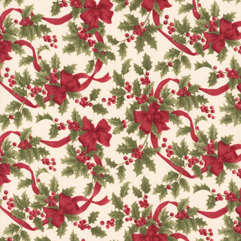 Candlelight Christmas 44423-11 Cream by 3 Sisters for Moda Fabrics, Image