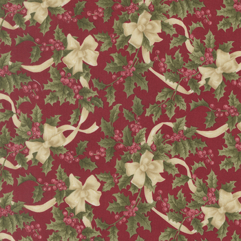 Candlelight Christmas 44423-13 Crimson by 3 Sisters for Moda Fabrics, Image