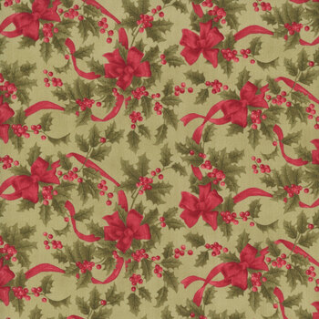 Candlelight Christmas 44423-14 Sage by 3 Sisters for Moda Fabrics, Image