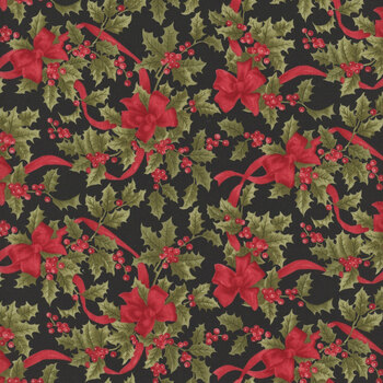 Candlelight Christmas 44423-16 Ebony by 3 Sisters for Moda Fabrics, Image