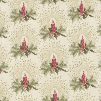 Candlelight Christmas 44424-11 Cream by 3 Sisters for Moda Fabrics, Image