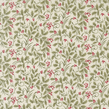 Candlelight Christmas 44425-11 Cream by 3 Sisters for Moda Fabrics, Image