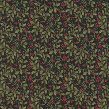 Candlelight Christmas 44425-16 Ebony by 3 Sisters for Moda Fabrics, Image