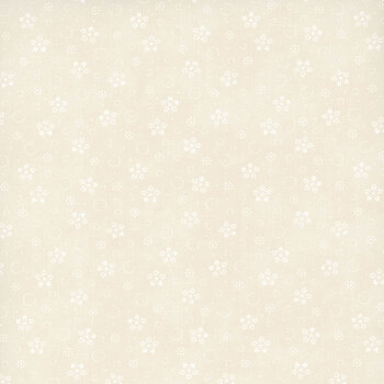 Candlelight Christmas 44426-21 Cream - White by 3 Sisters for Moda Fabrics, Image