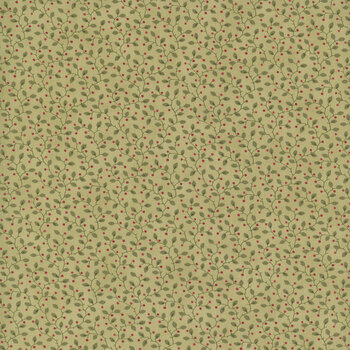 Candlelight Christmas 44427-14 Sage by 3 Sisters for Moda Fabrics, Image