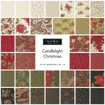 Candlelight Christmas 35 FQ Set by 3 Sisters for Moda Fabrics - RESERVE, Image