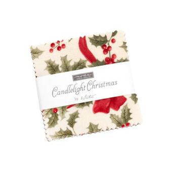 Candlelight Christmas  Mini Charm Pack by 3 Sisters for Moda Fabrics - RESERVE, Image