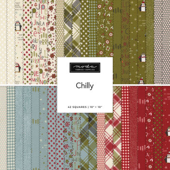 Chilly Layer Cake by Sweetwater for Moda Fabrics - RESERVE, Image