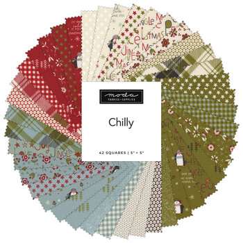 Chilly  Charm Pack by Sweetwater for Moda Fabrics - RESERVE, Image