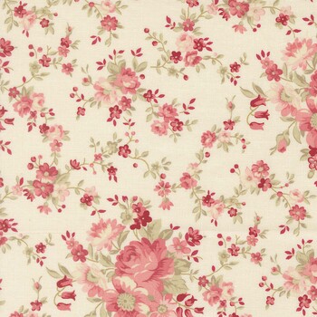 Petals and Polka Dots 3080-11 Lace by Bunny Hill Designs for Moda Fabrics, Image