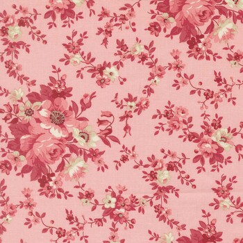 Petals and Polka Dots 3080-14 Blush by Bunny Hill Designs for Moda Fabrics, Image