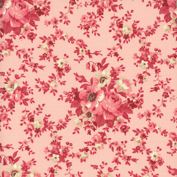 Petals and Polka Dots 3080-14 Blush by Bunny Hill Designs for Moda Fabrics, Image