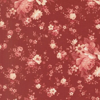 Petals and Polka Dots 3080-20 Rose by Bunny Hill Designs for Moda Fabrics, Image