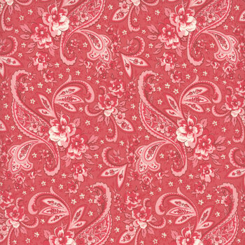 Petals and Polka Dots 3081-17 Tea Rose by Bunny Hill Designs for Moda Fabrics, Image