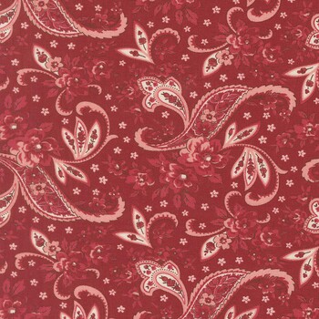 Petals and Polka Dots 3081-20 Rose by Bunny Hill Designs for Moda Fabrics, Image