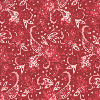 Petals and Polka Dots 3081-20 Rose by Bunny Hill Designs for Moda Fabrics, Image