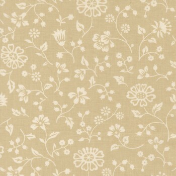 Petals and Polka Dots 3082-13 Linen by Bunny Hill Designs for Moda Fabrics, Image